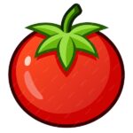 tomato-clip-art-vector-design-with-white-background_579306-12148