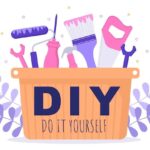 diy-tools-do-it-yourself-background-illustration-for-home-renovation-and-creative-projects-vector