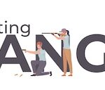 shooting-range-text-composition-vector